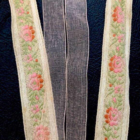 Vintage Victorian Style Brass Heart Pendant with Ribbon Choker Necklace Handmade - Picture 10 of 10